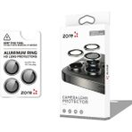 MobaxAksesuar Apple iPhone 17 Pro Max Premium Safir Parmak Izi Bırakmayan Anti-Reflective Kamera Lens Koruyucu Cl-12 - Titanyum Grisi - Gri - iP 17ProMax
