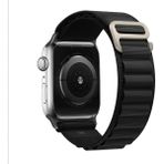 MobaxAksesuar Apple Watch 10 42mm - 38/40/41mm Kordon Alpine Loop Kordon 2/3/4/5/6/se/7/8/9 - Siyah - Ap 10/11 42/38-40-41mm