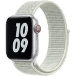 MobaxAksesuar Apple Watch 10 42mm - 38/40/41mm Kordon Hasır Kordon 2/3/4/5/6/se/7/8/9 - Beyaz - Ap 10/11 42/38-40-41mm