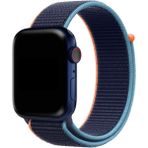MobaxAksesuar Apple Watch 10 42mm - 38/40/41mm Kordon Hasır Kordon 2/3/4/5/6/se/7/8/9 - Deep Navy - Ap 10/11 42/38-40-41mm