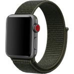 MobaxAksesuar Apple Watch 10 42mm - 38/40/41mm Kordon Hasır Kordon 2/3/4/5/6/se/7/8/9 - Kargo Haki - Ap 10/11 42/38-40-41mm