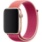 MobaxAksesuar Apple Watch 10 42mm - 38/40/41mm Kordon Hasır Kordon 2/3/4/5/6/se/7/8/9 - Pomegranate - Ap 10/11 42/38-40-41mm
