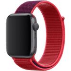 MobaxAksesuar Apple Watch 10 42mm - 38/40/41mm Kordon Hasır Kordon 2/3/4/5/6/se/7/8/9 - Red Purple - Ap 10/11 42/38-40-41mm