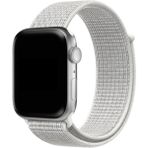 MobaxAksesuar Apple Watch 10 42mm - 38/40/41mm Kordon Hasır Kordon 2/3/4/5/6/se/7/8/9 - Summit White - Ap 10/11 42/38-40-41mm