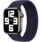 MobaxAksesuar Apple Watch 10 42mm - 38/40/41mm Kordon Medium Örgü Solo Loop Kordon 32 147mm 2/3/4/5/6/se/7/8/9 - Cobalt Blue - Ap 10/11 42/38-40-41mm