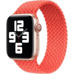 MobaxAksesuar Apple Watch 10 42mm - 38/40/41mm Kordon Medium Örgü Solo Loop Kordon 32 147mm 2/3/4/5/6/se/7/8/9 - Turuncu - Ap 10/11 42/38-40-41mm