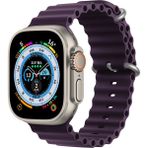 MobaxAksesuar Apple Watch 10 42mm - 38/40/41mm Kordon Ocean Silikon Kordon 2/3/4/5/6/se/7/8/9 - Derin Mor - Ap 10/11 42/38-40-41mm