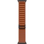 MobaxAksesuar Apple Watch 10/11 42MM-38/40/41MM Kordon Alpine Loop Kordon 2/3/4/5/6/se/7/8/9 - Ap 10/11 42/38-40-41mm - Gümüş - Kahverengi
