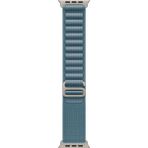 MobaxAksesuar Apple Watch 10/11 42MM-38/40/41MM Kordon Alpine Loop Kordon 2/3/4/5/6/se/7/8/9 - Mavi - Gümüş - Ap 10/11 42/38-40-41mm