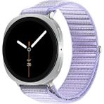 MobaxAksesuar Apple Watch 10/11 42mm-38/40/41mm Kordon Dalgalı Cırt Cırt Hasır Kordon 2/3/4/5/6/se/7/8/9 - Lila - App 10/11 42mm