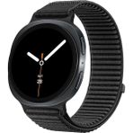 MobaxAksesuar Apple Watch 10/11 42mm-38/40/41mm Kordon Dalgalı Cırt Cırt Hasır Kordon 2/3/4/5/6/se/7/8/9 - Siyah - App 10/11 42mm