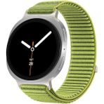 MobaxAksesuar Apple Watch 10/11 42mm-38/40/41mm Kordon Dalgalı Cırt Cırt Hasır Kordon 2/3/4/5/6/se/7/8/9 - Yeşil - App 10/11 42mm