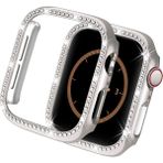 MobaxAksesuar Apple Watch 38mm Kenar Taşlı Kasa Koruyucu - Starlight - Ap 38mm