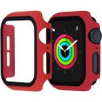 MobaxAksesuar Apple Watch 40mm Full Kasa Korumalı Ekran Koruyucu - Kırmızı - Ap 40mm