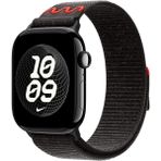 MobaxAksesuar Apple Watch 40MM Kordon 2023 Point Hasır Kordon Strap Kayış - Midnight - Siyah - Ap 40mm