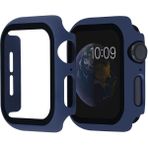 MobaxAksesuar Apple Watch 42mm 1/2/3 (11/10nesil değildir) Full Kasa Korumalı Ekran Koruyucu - Lacivert - Ap 42mm