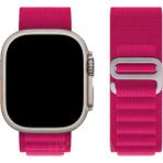 MobaxAksesuar Apple Watch 44/45/46/49mm Kordon Alpine Loop Kordon 2/3/4/5/6/se/7/8/9/10/11/ultra - Ap 42-44-45-46-49mm - Koyu Kırmızı