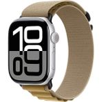 MobaxAksesuar Apple Watch 44/45/46/49mm Kordon Alpine Loop Kordon 2/3/4/5/6/se/7/8/9/10/11/ultra - Siyah - Kahverengi - Ap 42-44-45-46-49mm