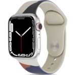 MobaxAksesuar Apple Watch 44/45/46/49mm Kordon Karışık Renkli Silikon Kordon 2/3/4/5/6/se/7/8/9/10/11/ultra - Mavi - Ap 42-44-45-46-49mm