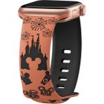 MobaxAksesuar Apple Watch 44/45/46/49mm Kordon Leopar Desen Yumuşak Silikon Kordon 2/3/4/5/6/se/7/8/9/10/11/ultra - Ap 42-44-45-46-49mm - Cocoa