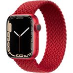 MobaxAksesuar Apple Watch 44/45/46/49mm Kordon Medium Örgü Solo Loop Kordon 32 147mm 2/3/4/5/6/se/7/8/9/10/11/ultra - Kırmızı - Ap 42-44-45-46-49mm
