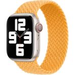 MobaxAksesuar Apple Watch 44/45/46/49mm Kordon Medium Örgü Solo Loop Kordon 32 147mm 2/3/4/5/6/se/7/8/9/10/11/ultra - Sarı - Ap 42-44-45-46-49mm