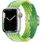 MobaxAksesuar Apple Watch 44/45/46/49mm Kordon Örgü Tokalı Kordon 2/3/4/5/6/se/7/8/9/10/11/ultra - Lime - Ap 42-44-45-46-49mm
