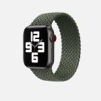 MobaxAksesuar Apple Watch 7/8/9 41mm Kordon Medium Örgü Solo Loop Kordon 32 - Yeşil - Ap 41mm