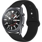 MobaxAksesuar Huawei Honor Magic Watch 2 42MM Kordon Silikon Spor Kordon Siyah - Hnr Mgc 42mm