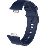 MobaxAksesuar Huawei Watch Fit Kordon Silikon Bileklik Kopçaklı Kordon 43 - Lacivert - Huw Fit 1