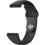 MobaxAksesuar Huawei Watch Gt 6/5 Pro 46MM Kordon Spor Silikon Band Delikli Style - Siyah - Huw GT6Pro/GT5Pro