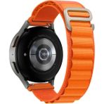 MobaxAksesuar Huawei Watch GT 6/5/4/3/2 Pro 46mm Ultimate SE Elite Kordon Alpine Loop Kordon 22mm - Turuncu - Huw 22mm
