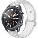 MobaxAksesuar Huawei Watch GT 6/5/4/3/2 Pro 46mm Ultimate SE Elite Kordon Delikli Spor Kordon - Gümüş - Gri - Huw 22mm