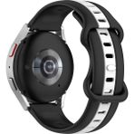MobaxAksesuar Huawei Watch GT 6/5/4/3/2 Pro 46mm Ultimate SE Elite Kordon Line Ayarlanır Spor Kordon - Siyah - Beyaz - Huw 22mm