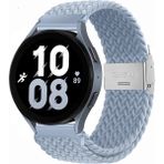 MobaxAksesuar Huawei Watch GT 6/5/4/3/2 Pro 46mm Ultimate SE Elite Kordon Metal Klipsli Flexi Örgü - Açık Mavi - Huw 22mm