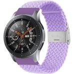 MobaxAksesuar Huawei Watch GT 6/5/4/3/2 Pro 46mm Ultimate SE Elite Kordon Metal Klipsli Flexi Örgü - Lila - Huw 22mm
