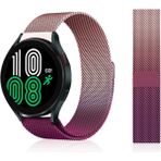 MobaxAksesuar Huawei Watch GT 6/5/4/3/2 Pro 46mm Ultimate SE Elite Kordon Milano Loop Kordon - Mor - Pembe - Huw 22mm