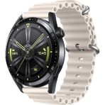 MobaxAksesuar Huawei Watch GT 6/5/4/3/2 Pro 46mm Ultimate SE Elite Kordon Ocean Silikon Kordon 22mm - Starlight - Huw 22mm