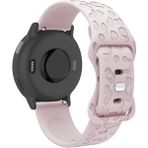 MobaxAksesuar Huawei Watch Gt Gt2 Gt3 Gt4 42MM/MAGIC 2/amazfit 20MM Kordon Leopar Desen Yumuşak Silikon Kordon - Pink Sand - Huw 20mm