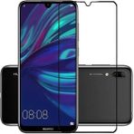 MobaxAksesuar Huawei Y7 Prime 2019 Davin 5d Cam Ekran Koruyucu - Siyah - Huw Y7 Prime 2019