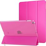 MobaxAksesuar iPad Mini 1 2 3 Kılıf Pu Deri Smart Standlı Case A1432 A1454 A1455 A1489 A1490 A1491 A1599 A1600 - iP Mini 2-3 - Koyu Pembe
