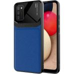 MobaxAksesuar Samsung Galaxy A02S Kılıf Parlak Tpu Emiks Kapak - Lacivert
