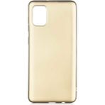 Mobaxaksesuar Samsung Galaxy A02S Kılıf Soft Mat Premier Case - Gold
