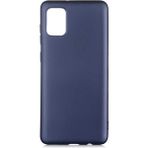 Mobaxaksesuar Samsung Galaxy A02S Kılıf Soft Mat Premier Case - Lacivert