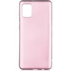 Mobaxaksesuar Samsung Galaxy A02S Kılıf Soft Mat Premier Case - Rose Gold