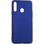 Mobaxaksesuar Samsung Galaxy A20S Kılıf Soft Mat Premier Case - Saks Mavi