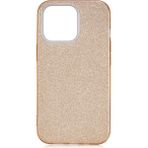 MobaxAksesuar Samsung Galaxy A7 2017 Kılıf Simli Parlak Shining Kapak Gold