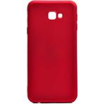 Mobaxaksesuar Samsung Galaxy J4 Plus Kılıf Soft Mat Premier Case - Kırmızı
