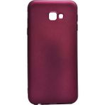 Mobaxaksesuar Samsung Galaxy J4 Plus Kılıf Soft Mat Premier Case - Mürdüm