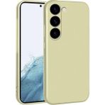 MobaxAksesuar Samsung Galaxy S23 Plus Kılıf Soft Mat Premier Case Kapak - Gold